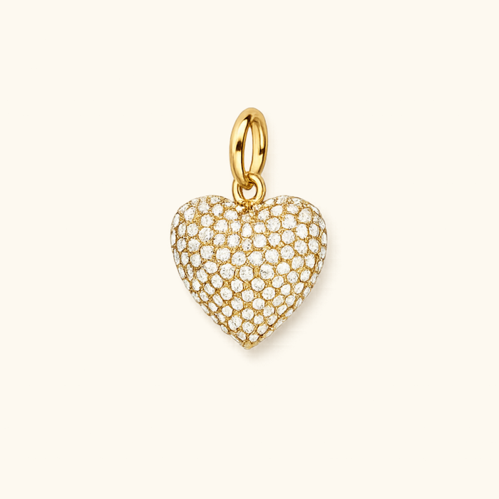 CZ Heart Charm