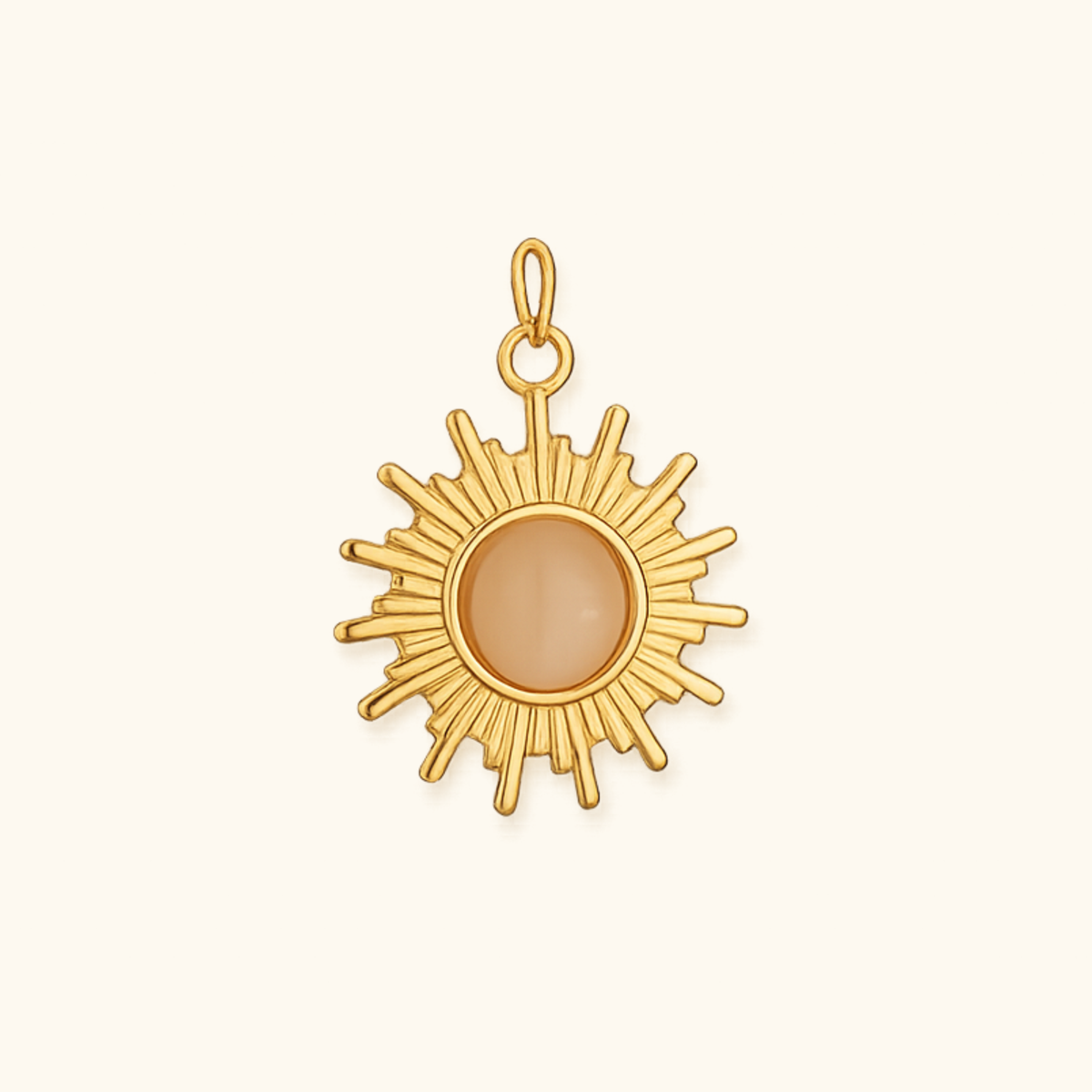 Blush Sunburst Charm