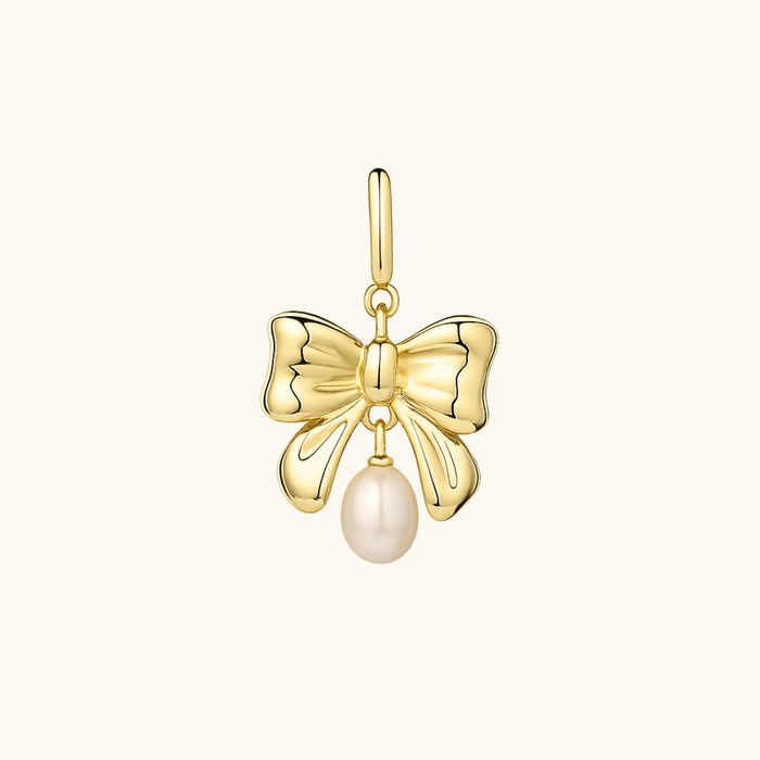 Bow with Pearl Charm