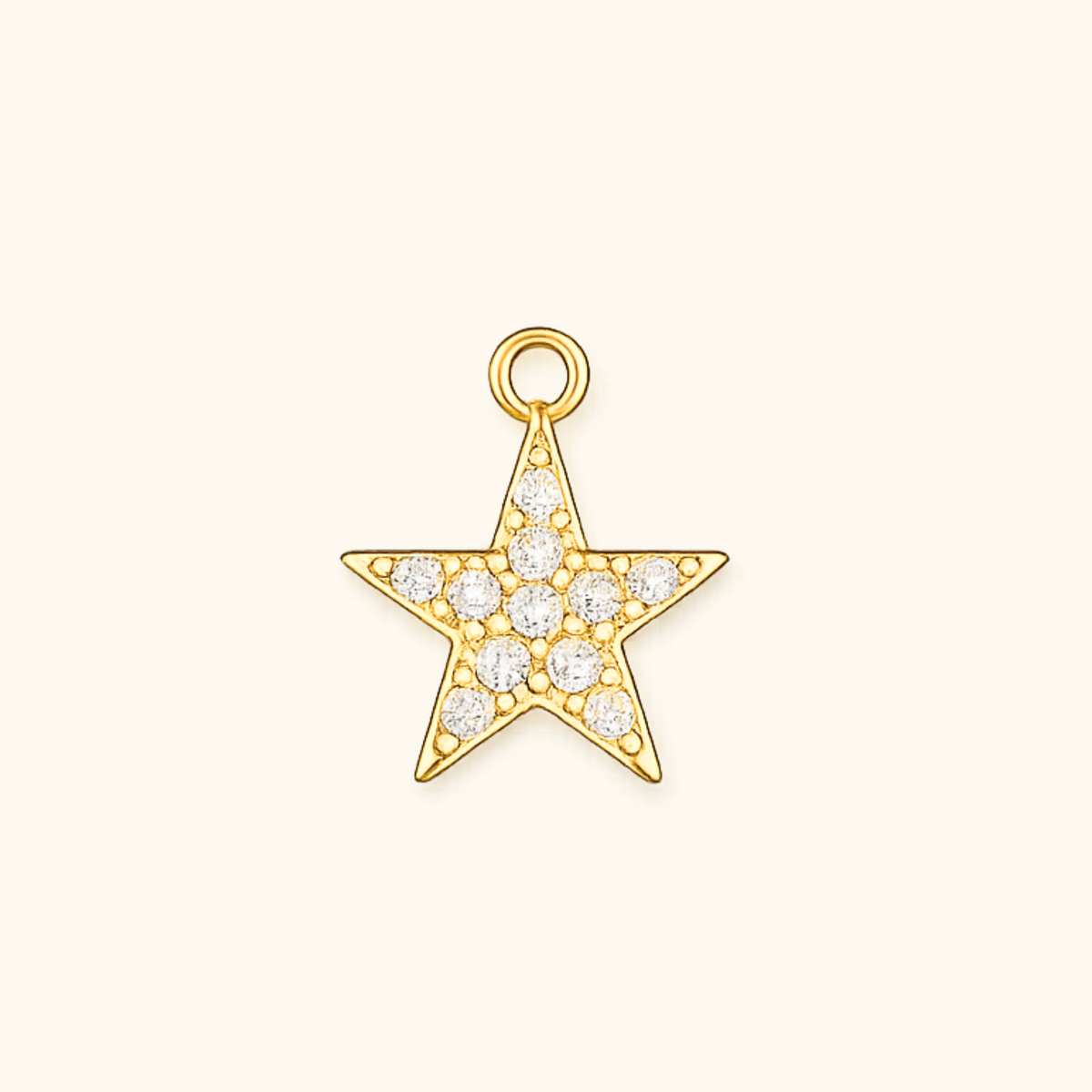 CZ Mini Star Charm