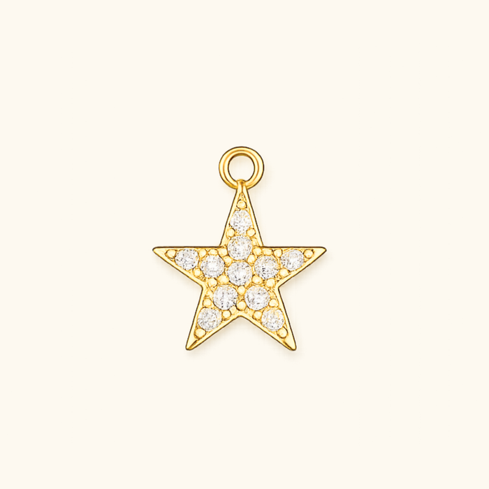 CZ Mini Star Charm