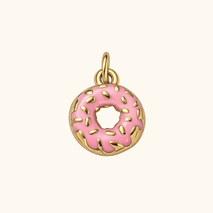Pink Sprinkled Donut
