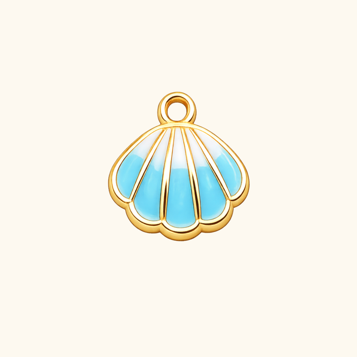 Coastal Shell Charm