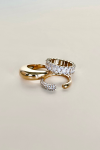 Estela Baguette Ring | 18K Gold Plated