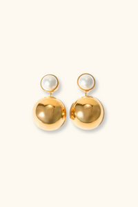 Charlotte Pearl Dome Earrings