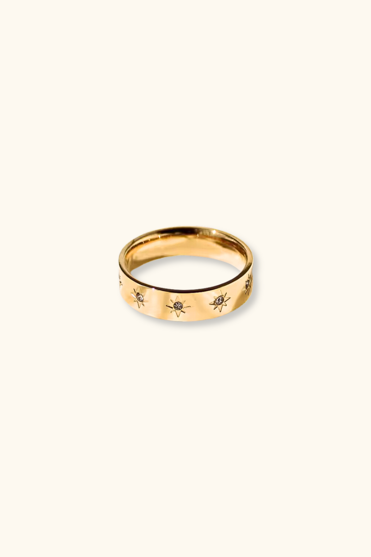 Lucia Starburst Ring | PVD 18K Gold Plated