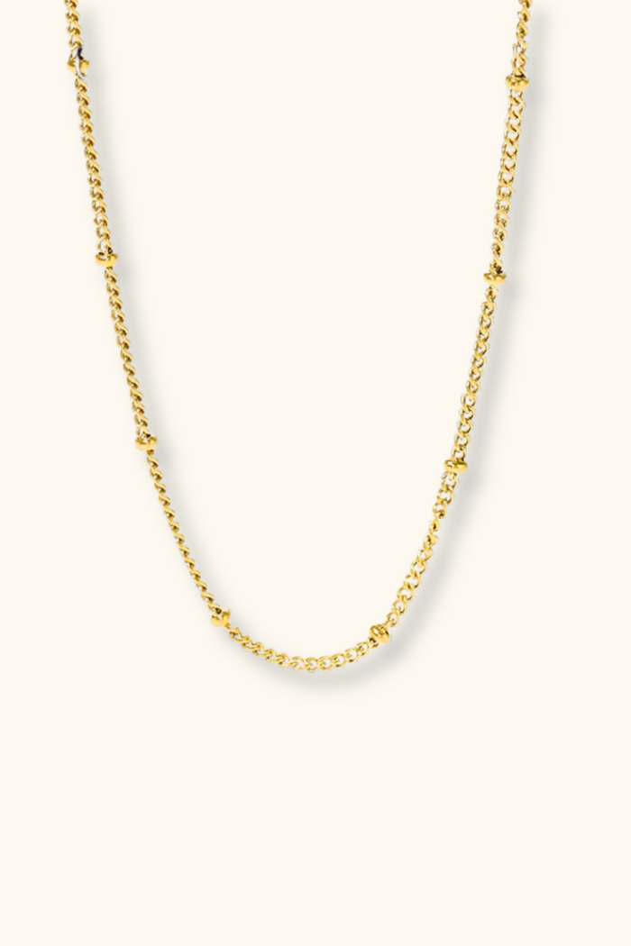 Brooke Bead Necklace | PVD 18k Gold Plated