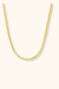 Milan Herringbone Necklace | PVD 18K Gold Plated