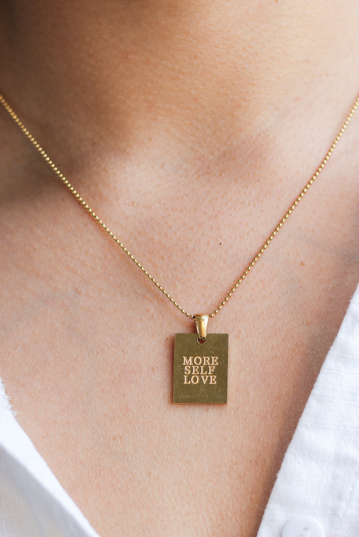 Mila More Self Love Necklace | 18K Gold Plated