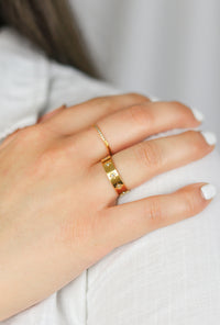 Lucia Starburst Ring | PVD 18K Gold Plated